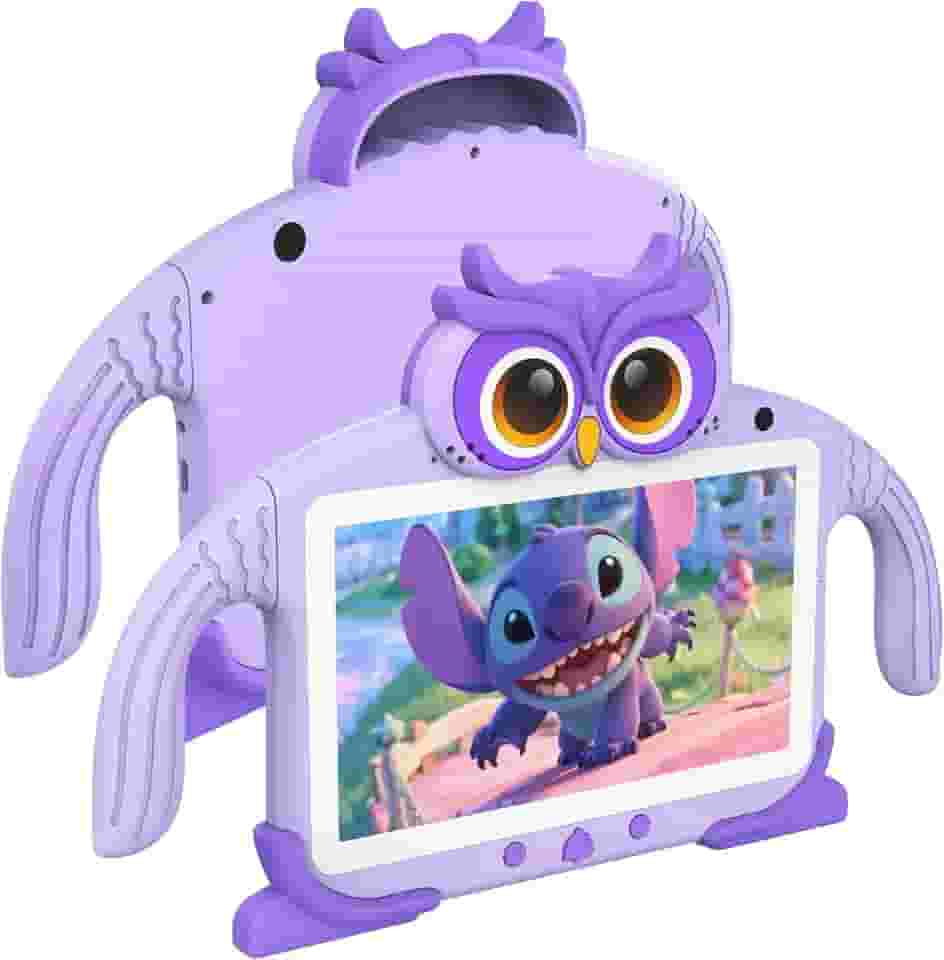 UJoyFeel Tablet infantil de 7 polegadas para crianças de 3 a 7 anos, tablets infantis com aplicativos de aprendizagem, WiFi, controle parental, jogos educativos, tablets à prova de choque para