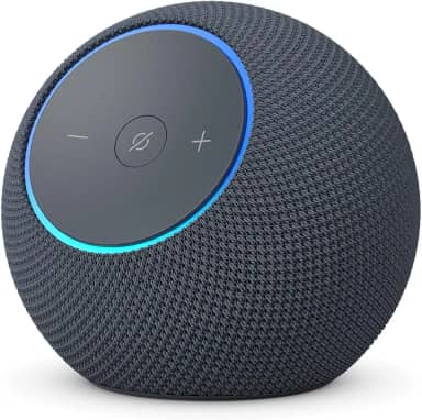 Apresentamos o Amazon Echo Dot Max (Geração mais recente), smart speaker com Alexa, som envolvente e hub de casa inteligente integrado, ideal para sua sala de estar, Cor Grafite