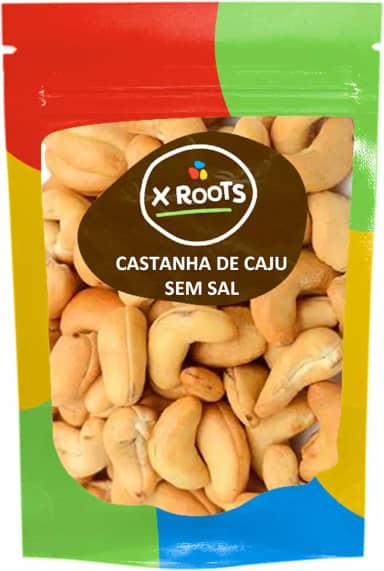 Castanha De Caju Sem Sal W1 500gr - X Roots