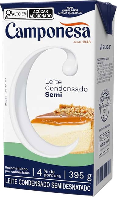 Camponesa - Leite Condensado Semidesnatado 395g