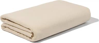 Tecido de musselina 100% algodão orgânico, 152 cm de largura e 1 jarda de comprimento - Tecido versátil para bonecas, forros de vestido, cortinas, bordado e artesanato - sem corantes, totalmente