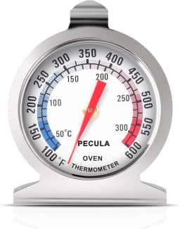 Termometro de Forno 50-300 C C / 100-600 C F, Forno Grill Fry Chef Fumante Termometro de Leitura Instantanea Termometro de Aco Inoxidavel Cozinha Termometro para Cozimento de Churrasco