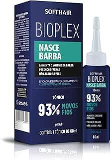 Tônico Nasce Barba Bioplex SoftHair - 60ml, Soft Hair