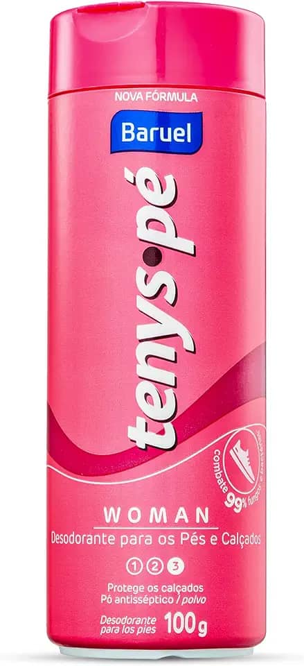 Talco Desodorante Baruel, Tenys Pé, 100 G