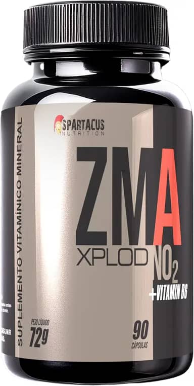 ZMA NO2 XPLOD Magnésio Zinco Cálcio Vitamina B6 90 Cápsulas Suplemento Alimentar Vitamínico Mineral Adulto Não Contém Glúten