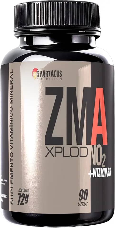 ZMA NO2 XPLOD Magnésio Zinco Cálcio Vitamina B6 90 Cápsulas Suplemento Alimentar Vitamínico Mineral Adulto Não Contém Glúten
