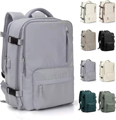 Mochila Executiva de Viagem Grande 40L Impermeável com Porta USB, Mochila Compartimento para Notebook, Mochila Feminina/Masculina Reforçada para Trabalho e viagem – VANOVA