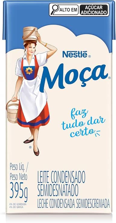 Leite Condensado MOÇA Tetra Pak 395g