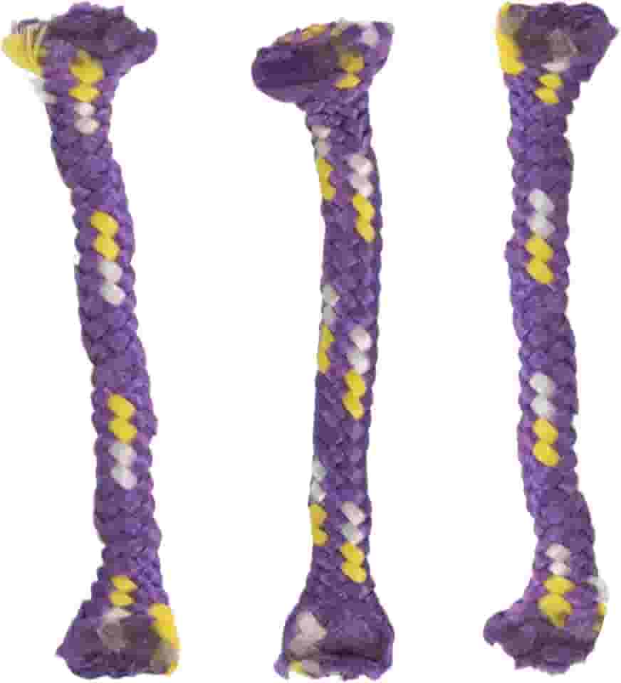Catstages Brinquedo noturno para gatos, brinquedos de pelúcia macios e silenciosos para gatos, pacote com 3, roxo
