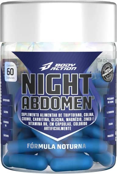 Night Abdomen 60 Cápsulas Bodyaction