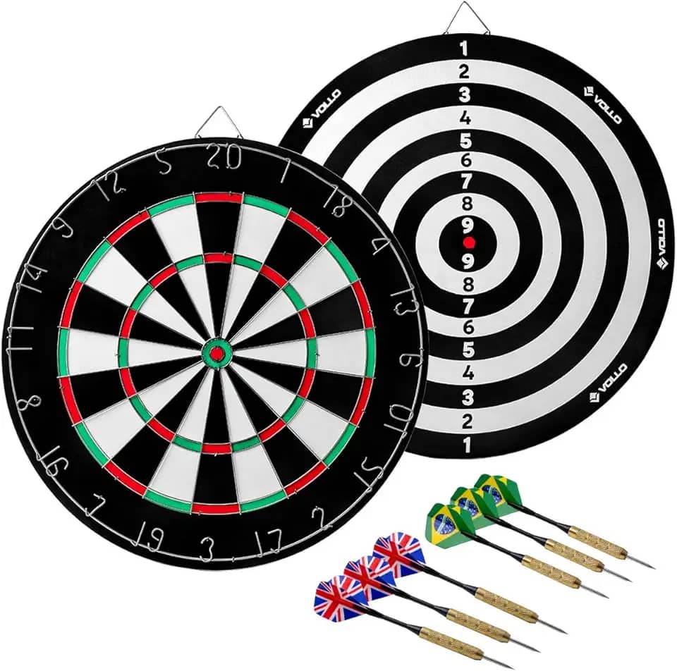 Jogo de Dardos Dupla Face Oficial 18 Polegadas Vollo