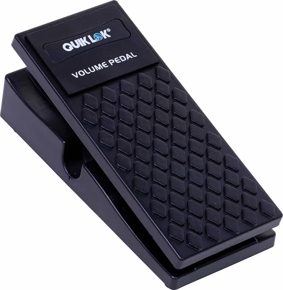 Pedal de volume Quick-Lok VP-2611 para teclado ou guitarra (mono), 23,4 x 7 x 9,9 cm