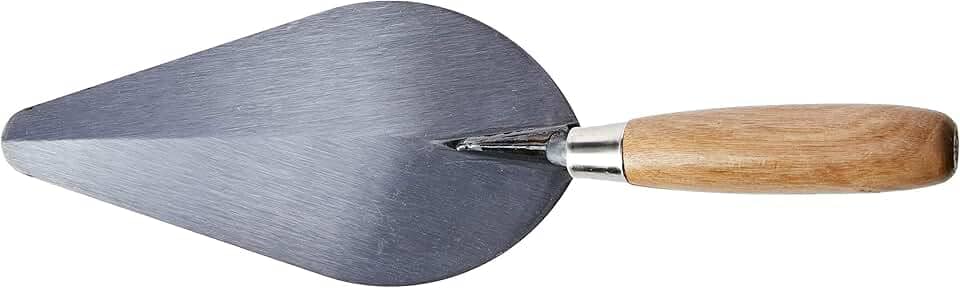 Atlas - Colher de Pedreiro de Metal com Canto Arredondado de 9 Polegadas
