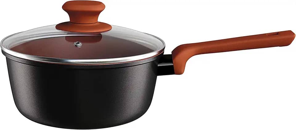 Euro Home - Panela 20 cm Antiaderente ColorStone Terracota - ALU8501-TC