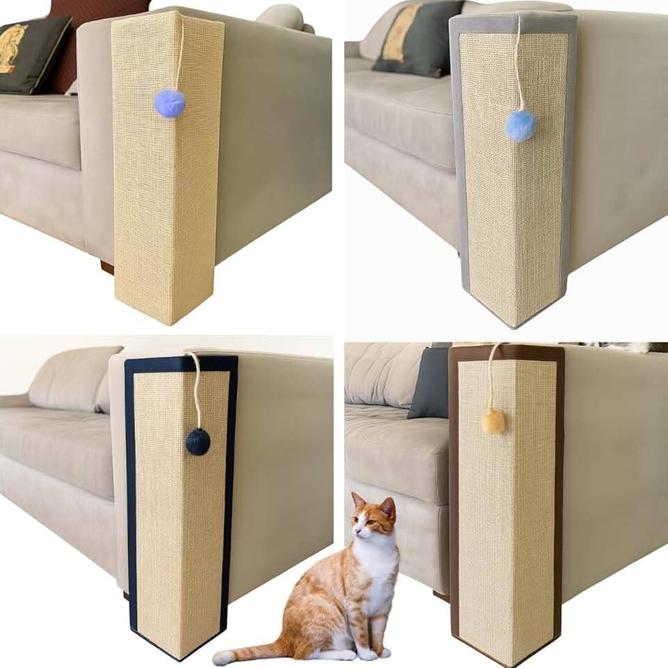 Arranhador Protetor de Sofá Arranhador para Sofá Várias Medidas (Fibra Natural, 60 cm)