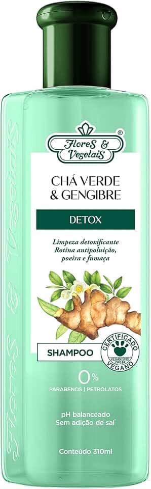 Flores e Vegetais Shampoo Detox Capilar 310Ml E Vegetais