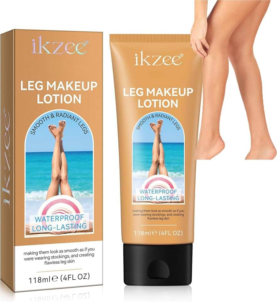 Dulele Base de maquiagem para pernas e corpo, maquiagem de perna impermeável sem transferência, média, cobertura de veias de perna para varizes, cobertura de cicatriz corporal para corretivo de