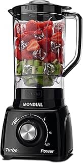 Liquidificador Mondial, Turbo Power 550W, 220V, Preto, 2,2 L - L-99 FB