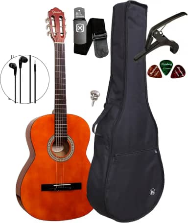 KIT Violão Acústico Giannini Aço S14 N + Capa E Acessórios