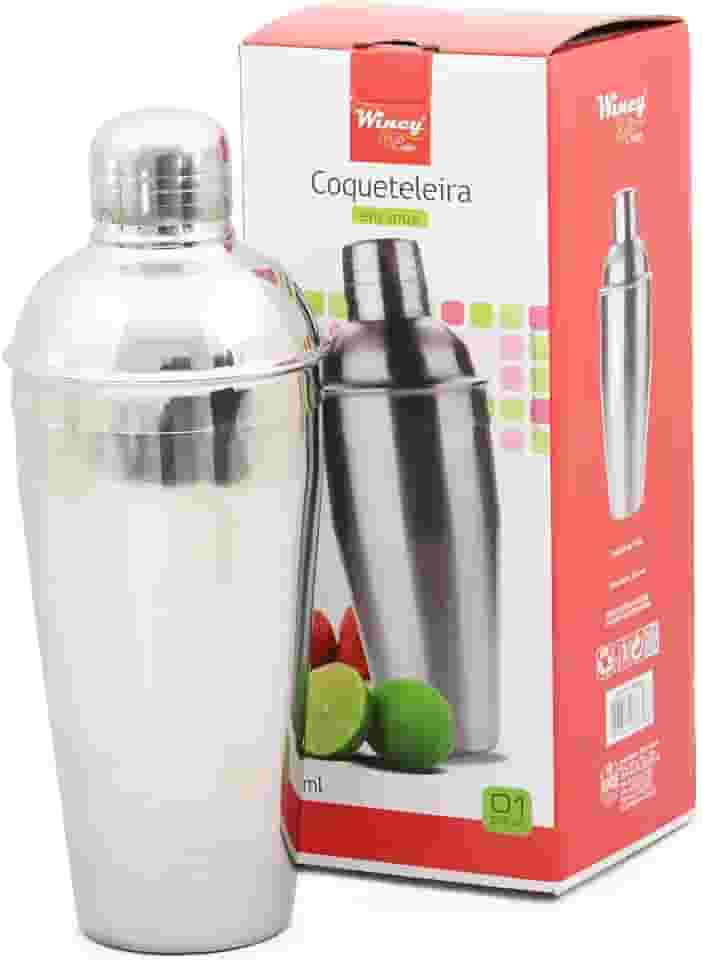 Coqueteleira Inox 500ml Para Drinks E Coquetéis - Wincy - IXB0414