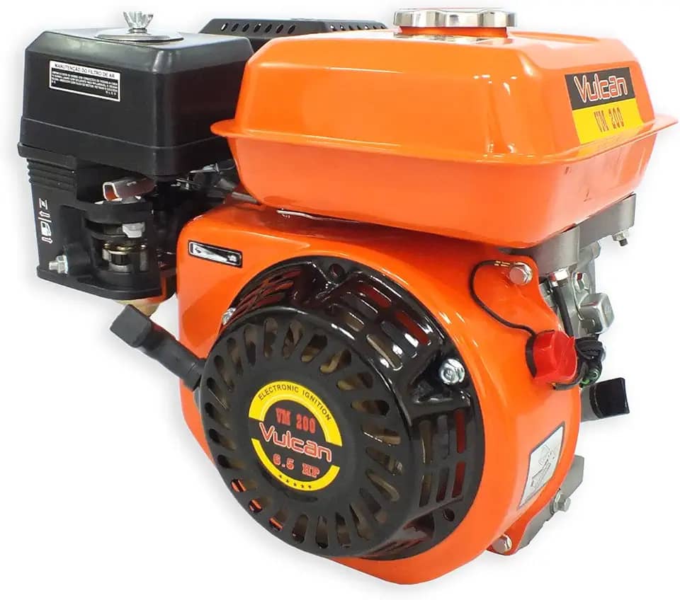 Vulcan Trent Motor Estacionário Gasolina 4T 196Cc 6,5Hp Com Sensor De Óleo Vm200