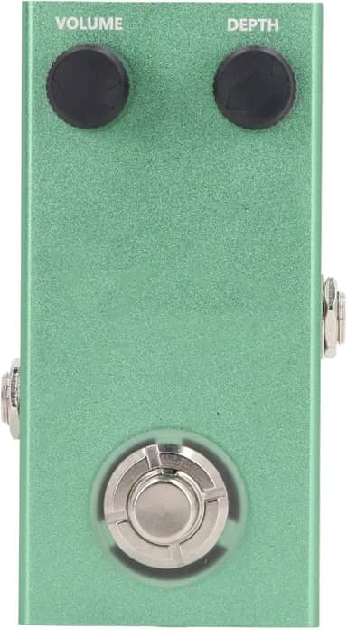 Eujgoov Vintage Sweet Dynamic Dynamic Vibrato Efeito Pedal Guitar Board Electric Mini Sound Processor Efeitos de Alumínio