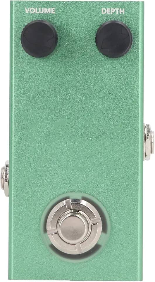 Eujgoov Vintage Sweet Dynamic Dynamic Vibrato Efeito Pedal Guitar Board Electric Mini Sound Processor Efeitos de Alumínio