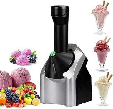 MáQuina De Sorvete, Sobremesa De Frutas DoméSticas DIY MáQuina De Sorvete, MáQuina De Sorvete Caseira Infantil, Suave E Deliciosa/Sem Aditivos, MáQuina De Sorvete De Frutas Congeladas