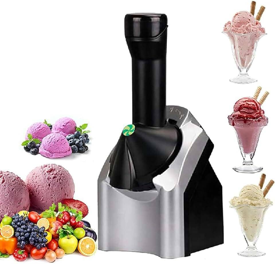 MáQuina De Sorvete, Sobremesa De Frutas DoméSticas DIY MáQuina De Sorvete, MáQuina De Sorvete Caseira Infantil, Suave E Deliciosa/Sem Aditivos, MáQuina De Sorvete De Frutas Congeladas