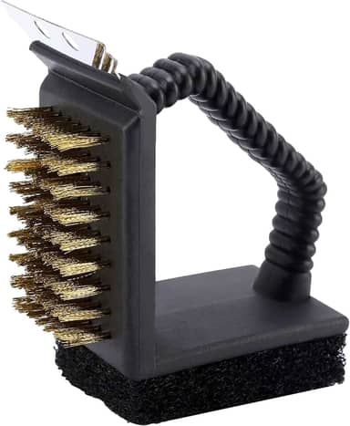 Tuut Escova com Espátula 3 em 1 para Limpeza de Grelhas e Espetos Linha Churrasco – Praticidade e Eficiência