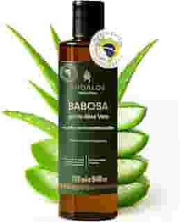 AHOALOE Babosa Puro Gel de Aloe Vera - Gel Multifuncional Corporal e Capilar - Hidratação Profunda - Rico em Vitaminas e Nutrientes - Revitaliza e Regenera - Todos os Tipos de Pele e Cabelo - 250ml
