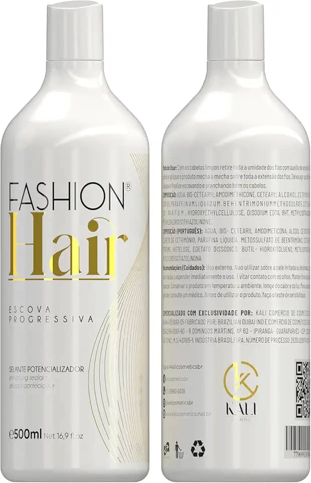 Escova Progressiva Fashion Hair Linha Gold 500ml Sem Formol