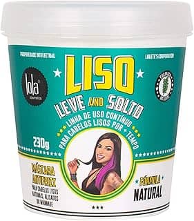 Liso Leve e Solto Máscara 230g , Lola Cosmetics