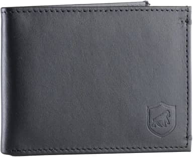 Carteira de Couro masculina - Porta cartão - Ultra Slim - Gshield