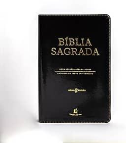 Bíblia NVI, Couro-soft, Preto, Letras Vermelhas, Índice de Dedo, Leitura Perfeita