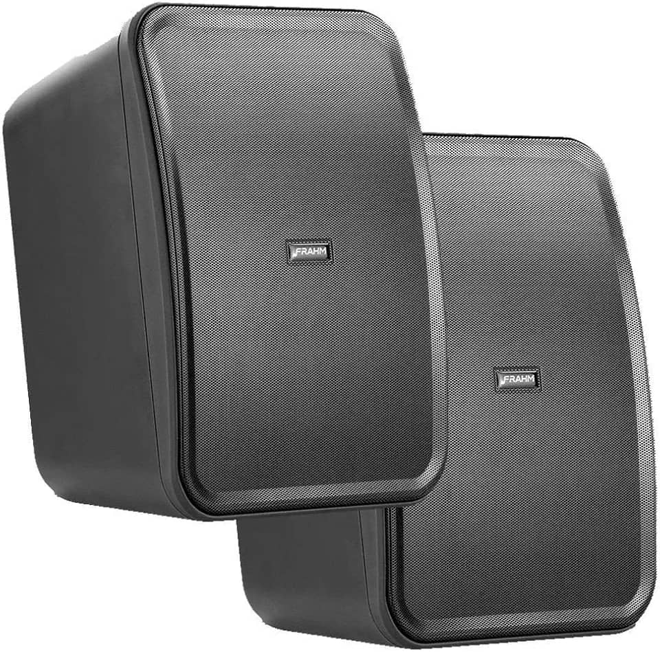 Par Caixa de Som Passiva Outdoor HS 6" 8 Ohms Preto Frahm - 31910