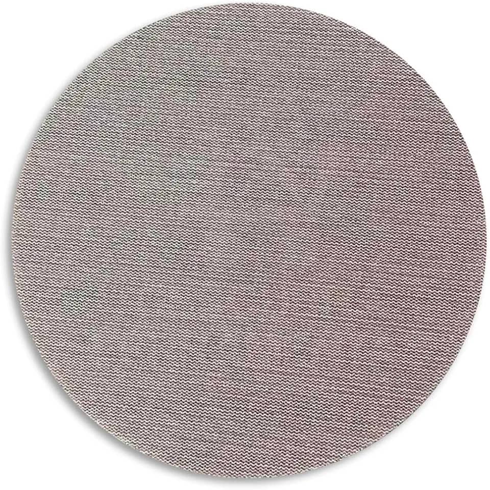 Disco De Lixa Telada Abrasivo 150mm Compel Pacote C/ 6 Unidades Para Politriz P/Massa Corrida Madeira Drywall Profissional Gramatura (GR150)