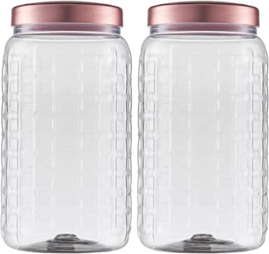 Jogo 2 Potes Porta Café E Açúcar Cantinho Do Café Premium (Rose Gold)