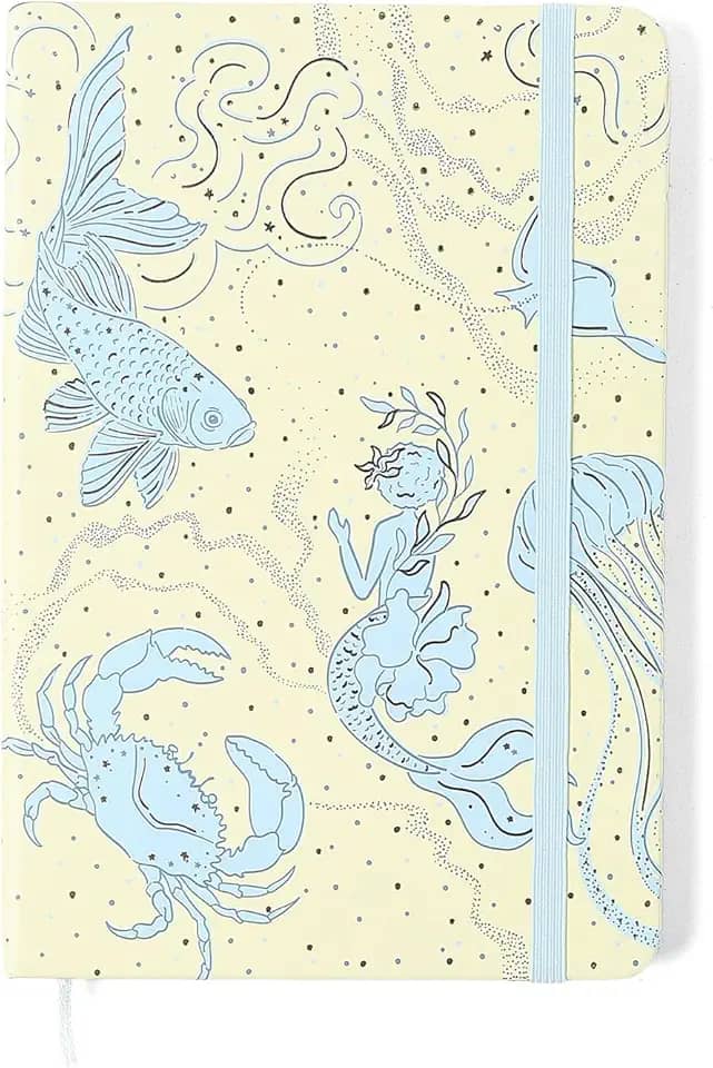 Cicero Caderneta Origens Pontado 14x21 Áqua Off White