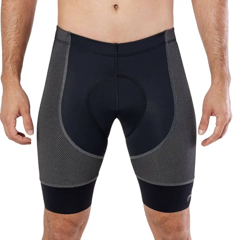 Bermuda De Ciclismo Cycle7 Masculina Elite Carbon Gel 140d