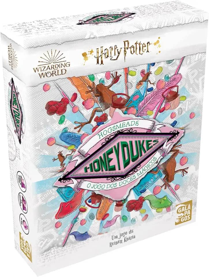 Galápagos, Harry Potter: Honeydukes, Jogo de Cartas Casual para Amigos, 2 a 5 jogadores, 30 minutos por partida