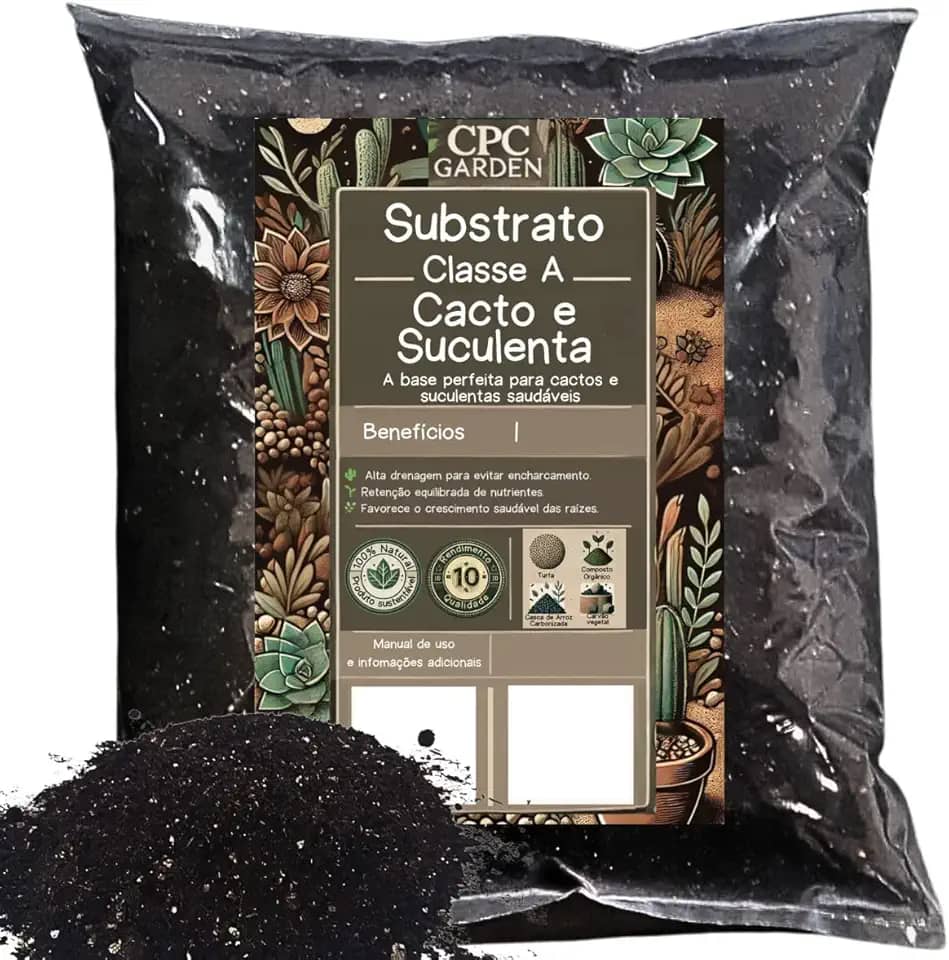 Substratos Classe A CPC Garden Cacto e Suculenta (5 Litros)