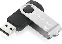 Pen Drive Twist 8Gb Usb Leitura 10Mbs Gravação 3Mbs Preto Multi - PD587