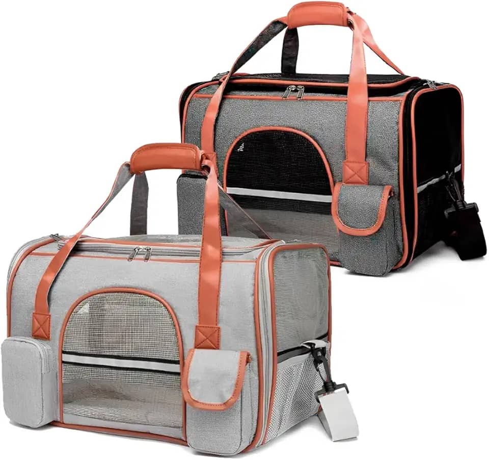 Bolsa Pet Transporte Viagem Cães E Gatos Luxo Mala Avião (preto)