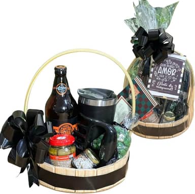 Cesta Presente Homem Cerveja Copo Térmico Garra Churrasco Chocolate Petiscos