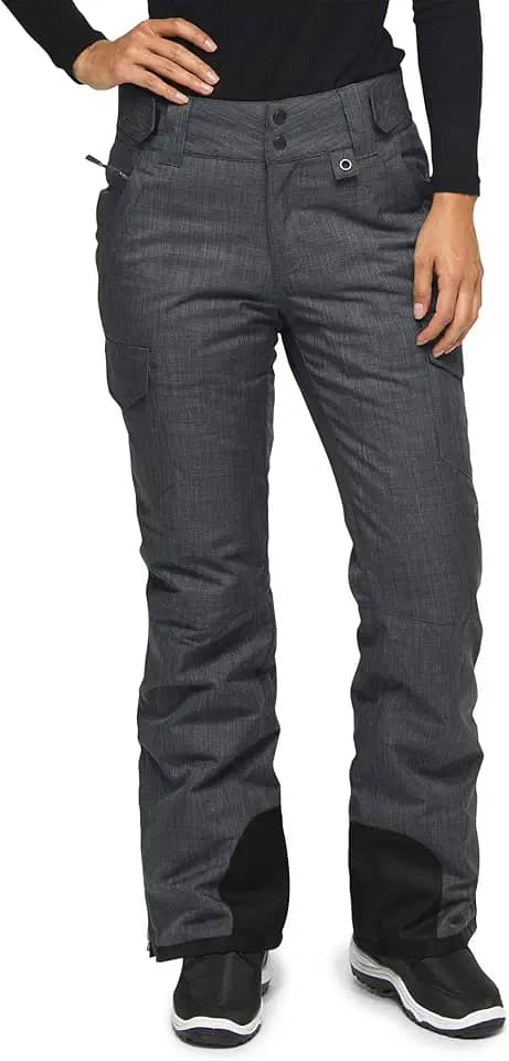 Calça cargo feminina isolada para esportes de neve