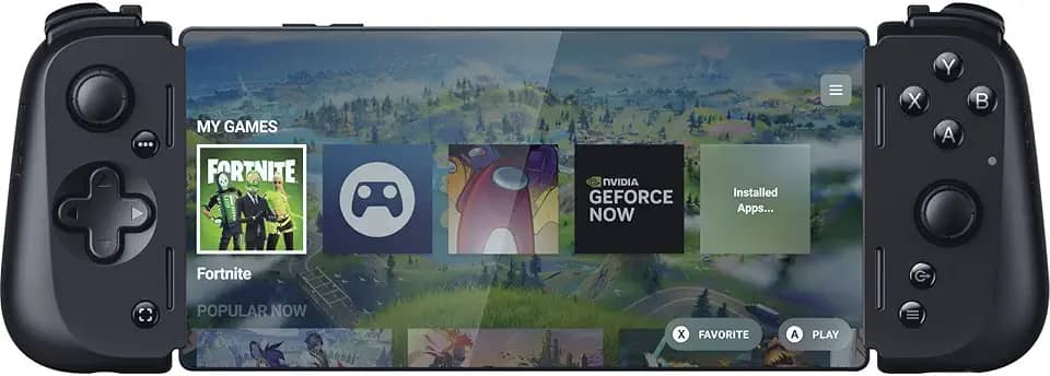 Razer Controle De Jogos Para Celular Kishi V2 Pro Android: Hypersense Haptics - Ajuste Universal Transmita Pc E Console Jogue Apenas Com Tela Sensível Ao Toque Compatível Samsung Galaxy Google Pixel