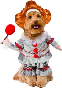 Rubies Fantasia de animal de estimação IT Movie Walking Pennywise, grande para festas temáticas e Halloween