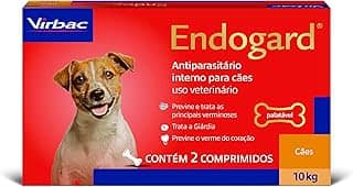Virbac Endogard Vermífugo para Cães até 10 kg com 2 Comprimidos