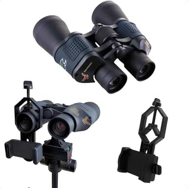 Binóculo Profissional Longo Alcance Zoom 80x80 Até 16km com Suporte Para Celular